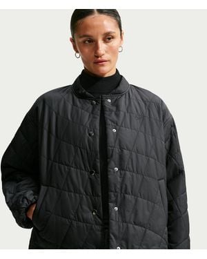 Nike Sportswear Therma-Fit Quilted Barn Jacket - Black