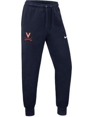 Nike College Club (Virginia) Fleece Jogger Pants - Blue