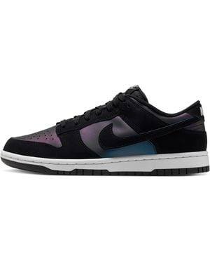Nike Dunk Low Se Iridescent Shoes - Black