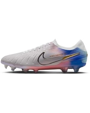 Nike United Tiempo Legend 10 Elite Firm-Ground Low-Top Soccer Cleats - Gray