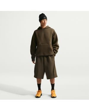 Nike Tech Fleece Oversized Fit Shorts - Green