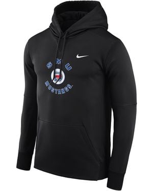 Nike Smu Mustangs Football Therma-Fit College Hoodie - Black