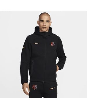 Fc barcelona tech fleece hoodie online