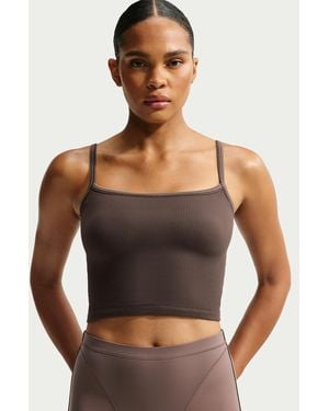 Nike Skims Ribbed Seamless Cami Tank Top - Gray
