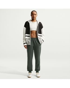 Nike Studio Fleece Medium Weight Mid-Rise Jogger Pants - Green