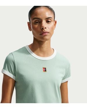 Nike Heritage Short-Sleeve Tennis T-Shirt - Green