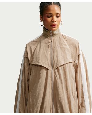 Nike Sportswear Oversized Balloon Track Jacket - Brown