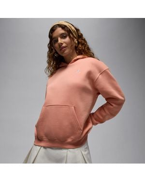 Nike Felpa Pullover Con Cappuccio Brooklyn Fleece – Donna - Marrone