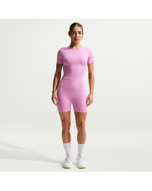 Nike Zenvy High-Waisted 5" Biker Shorts - Pink