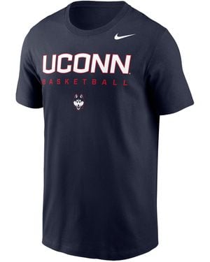 Nike Connecticut Huskies Legend Basketball Short-Sleeve T-Shirt - Blue