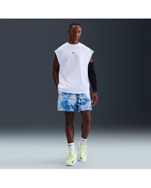 Nike Dri-Fit 12.5Cm (Approx. Training Mesh Basketball Shorts - Blue