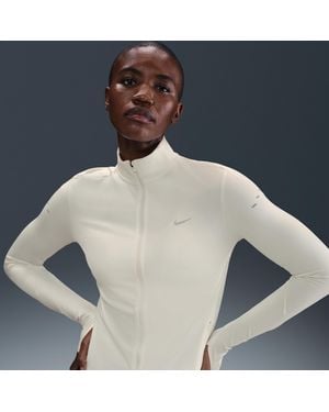 Nike Swift Dri-Fit Full-Zip Mid-Layer Running Top - Blue
