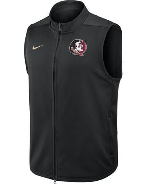 Nike Florida State Victory Therma-Fit College Full-Zip Vest - Black