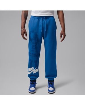 Nike Brooklyn Fleece Cuffed Pants - Blue