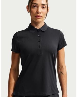 Nike Golf Club Dri-Fit Uv Short-Sleeve Golf Polo - Black