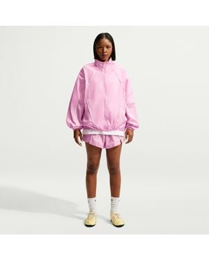 Nike Sportswear Loose Mid-Rise Repel Woven Shorts - Pink