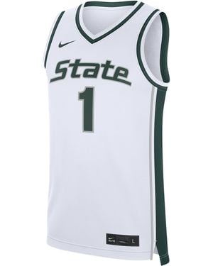 Nike Michigan State Replica College Basketball Jersey - Blue