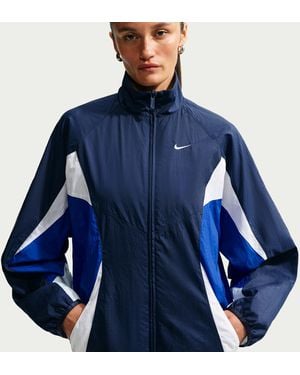 Nike Sportswear Oversized Track Jacket - Blue