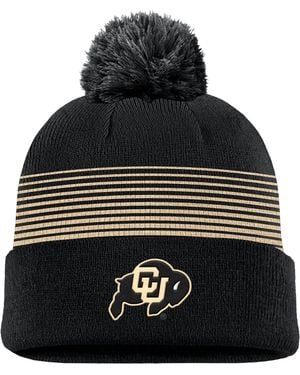 Nike Colorado Sideline Peak College Cuffed Pom Beanie - Black