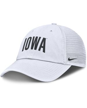 Nike Iowa Primetime Campus Club College Trucker Adjustable Hat - White
