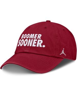 Nike Oklahoma Primetime Chant Club Jordan Brand College Adjustable Hat - Red