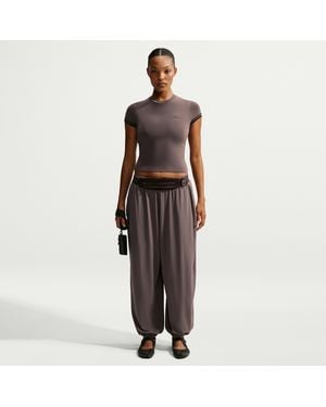 Nike Skims Stretch Knit Pants - Brown