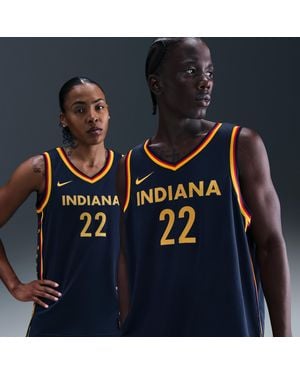 Nike Caitlin Clark Indiana Fever Explorer Edition Dri-Fit Wnba Victory Jersey - Blue