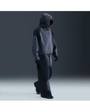 Nike Tech Boreas Knit Open-Hem Pants - Blue