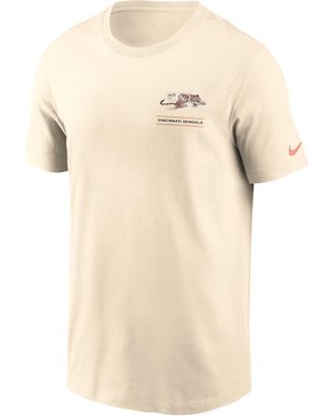 Nike Cincinnati Bengals Essential Vintage Mod Nfl T-Shirt - Natural