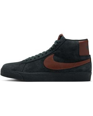 Nike Sb Zoom Blazer Mid Skate Shoes - Black