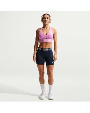 Nike Pro 365 5" Mid-Rise Shorts - Blue