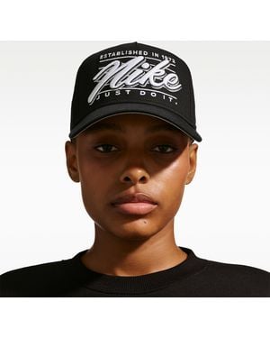 Nike Rise Structured A-Frame Cap - Black