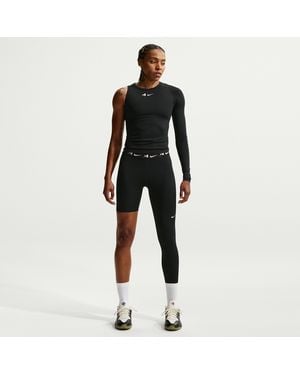Nike A'Ja Wilson A'Symmetric Reversible Single-Leg Basketball Leggings - Black