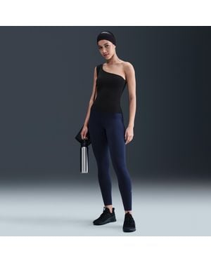 Nike One Therma-Fit High-Waisted Full-Length Leggings - Blue