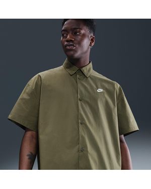 Nike Camicia A Manica Corta Con Bottoni Club – Uomo - Verde