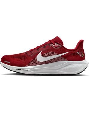 Nike Arizona Cardinals Pegasus 41 Nfl Road Running Shoes - Red