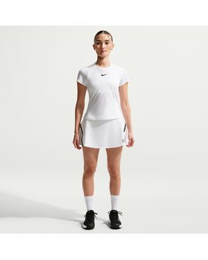 slim fit dress slacks Nike Dri-FIT Advantage Tennis Golf Dress Diffused Blue/White