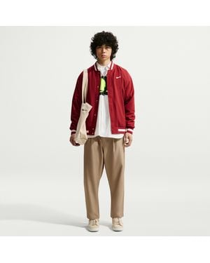 Nike Club Rules Pleated Pants - Red