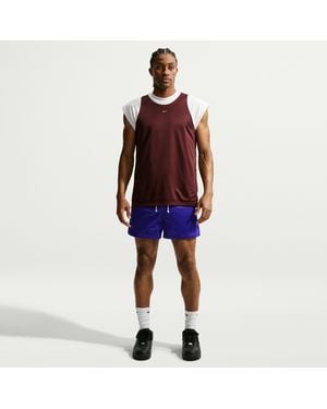 Nike Standard Issue 5" Practice Mesh Basketball Shorts - Red