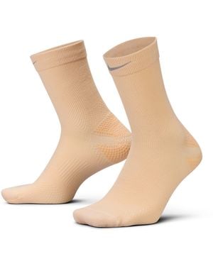 Nike Run Wool Running Micro-Crew Socks (1 Pair) - Natural