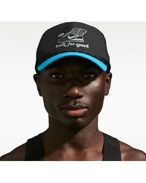 Nike Pro Dri-Fit Unstructured Graphic Running Cap - Black