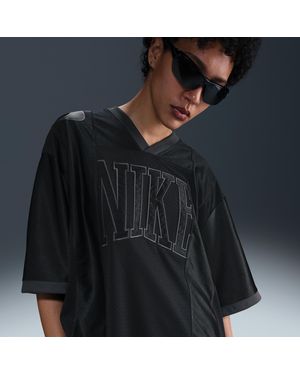 Nike Sportswear Oversized Short-Sleeve Graphic Jersey - Black