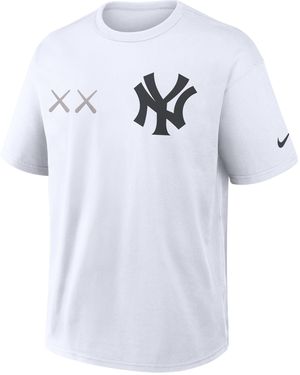 Nike Aaron Judge New York Yankees Max90 X Kaws Mlb T-Shirt - Blue