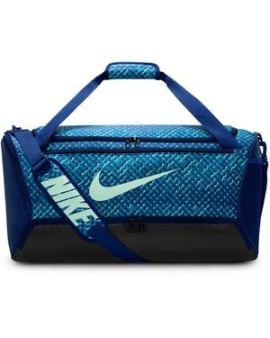Nike Brasilia Duffel Bag (Medium, 60L) - Blue