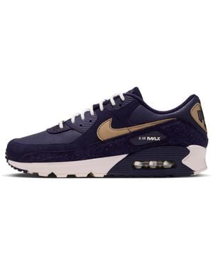 Nike Air Max 90 (Minnesota Vikings) Nfl Shoes - Blue