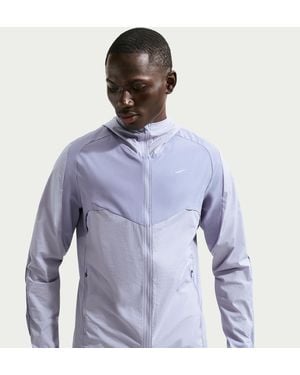 Nike Stride Plus Repel Running Jacket - Blue