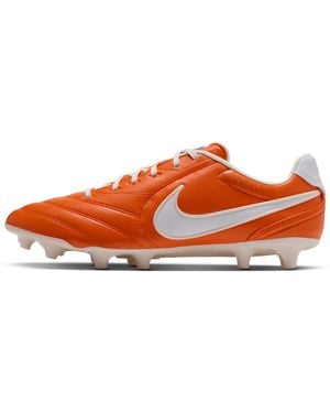 Nike Tiempo Ligera Pro Firm-Ground Low-Top Soccer Cleats - Brown