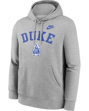 Nike Duke Legacy Arch Club College Pullover Hoodie - Gray