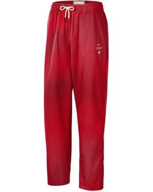 Nike Chicago Bulls Standard Issue Woven Basketball Pants - Red