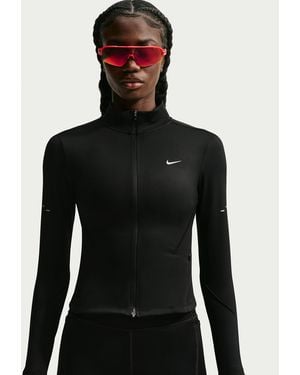 Nike Swift Dri-Fit Full-Zip Running Jacket - Black